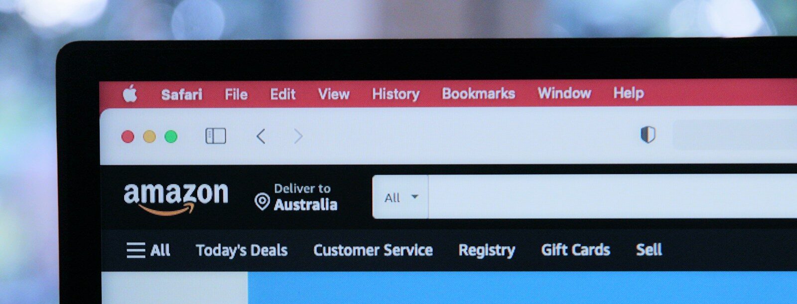 a computer screen with a website on it